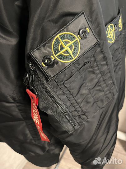 Мужской бомбер Stone Island