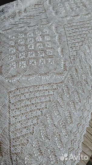 Палантин ручной работы