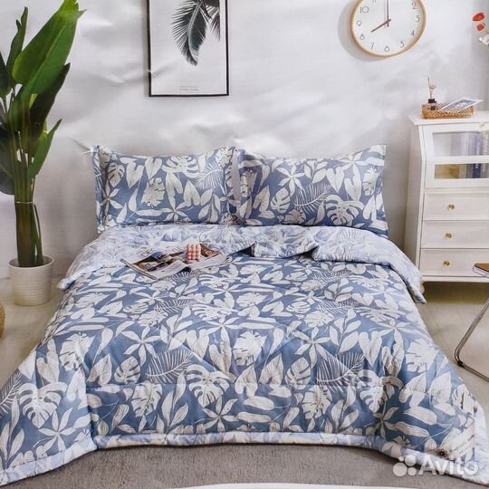 Комплект постельного белья с одеялом из хлопка