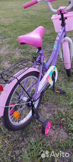 Велосипед детский 18 дюймов для девочки