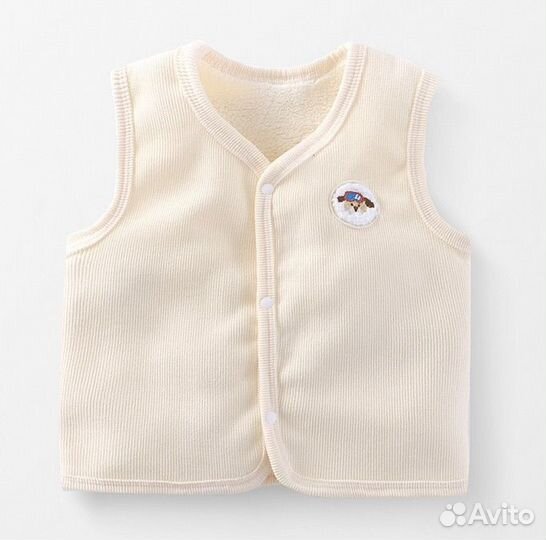 Жилетка детская теплая