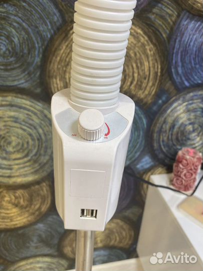 Лампа лупа напольная