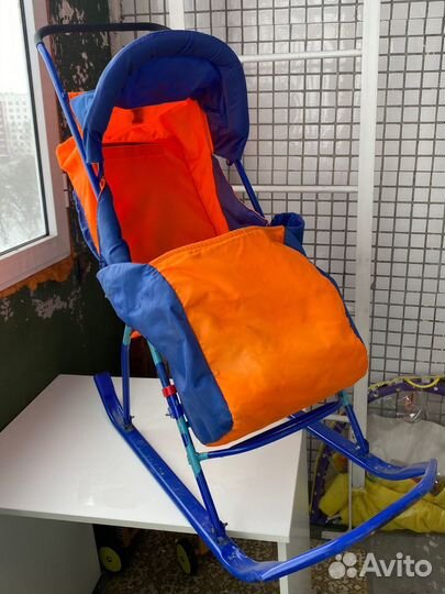 Коляска санки