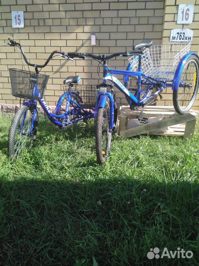 Велосипед 3х колесный взрослых на 24