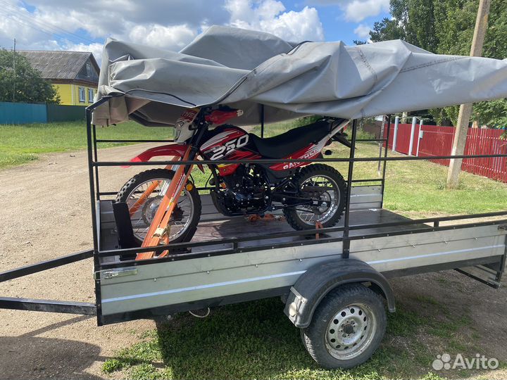 Грузоперевозки на легковом прицепе