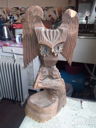 Резная фигура. сова