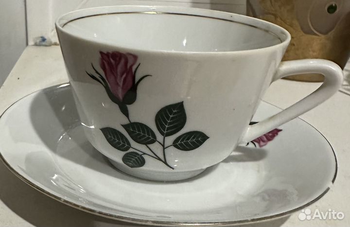 Чайная пара фарфор