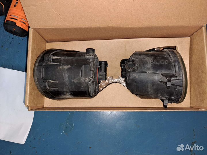 Противотуманные фары на Toyota camry 2017года