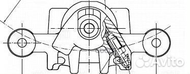 Суппорт тормозной для а/м Hyundai Accent (05)