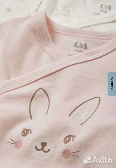 Боди для девочки c&a 56