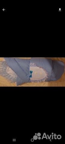 Конверт одеяло на выписку для мальчика