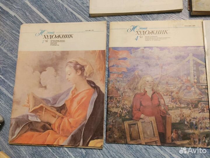 Журнал Юный художник за 1989,90,91 и 93 год