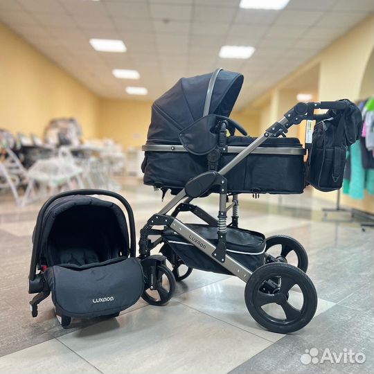 Коляска 3 в 1 с автолюлькой
