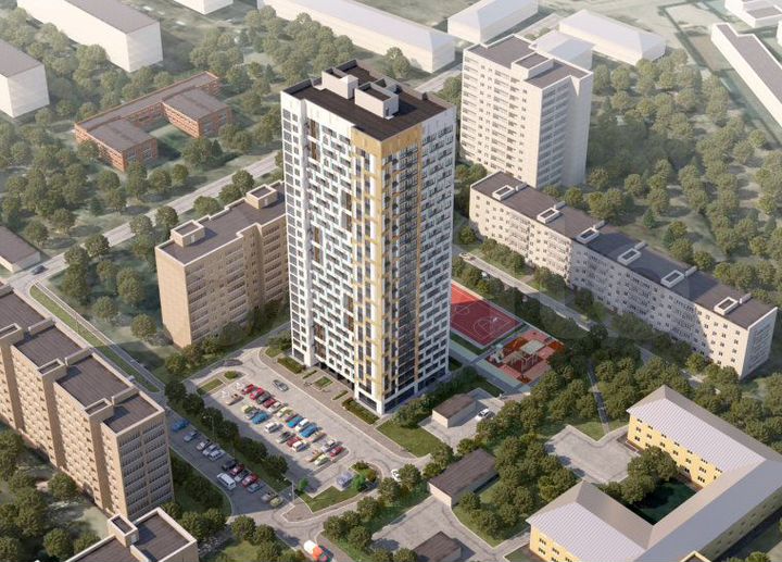 1-к. квартира, 32,8 м², 10/25 эт.