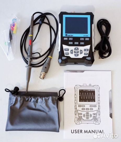 Портативный цифровой осциллограф dso120m рус.док