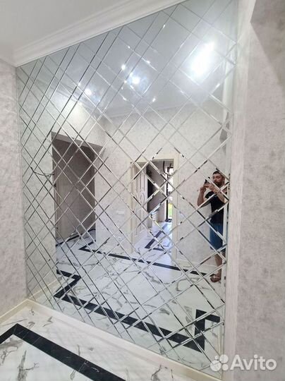 Зеркальная плитка, панно