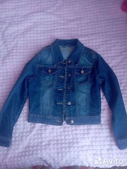 Джинсовая куртка для девочки