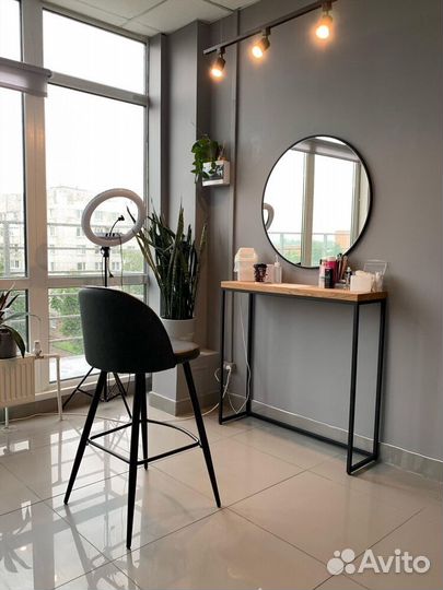 Зеркало круглое в раме из мдф диаметр 99см