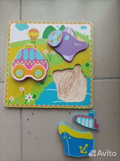 Пазлы деревянные