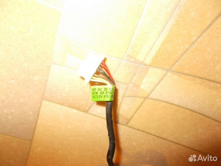 Провод питания со штекером на ноутбук HP (узкий вх