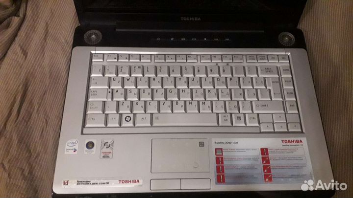Ноутбук toshiba на запчасти