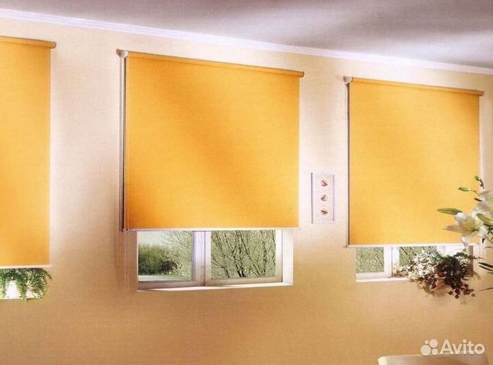 Рулонные шторы с замером и установкой на заказ