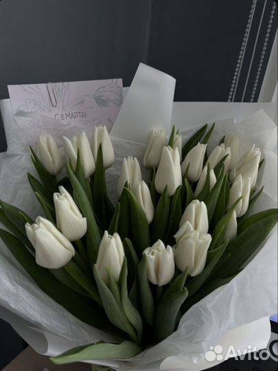 Тюльпаны к 8 марта букеты розница