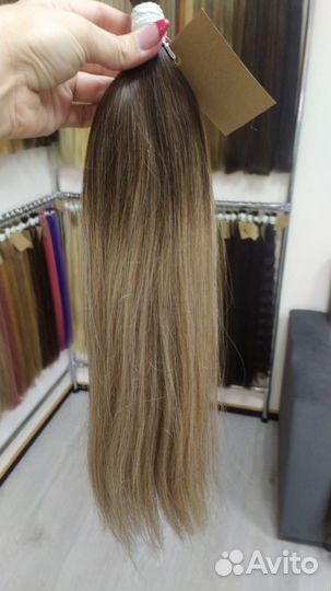 Волосы натуральные срез