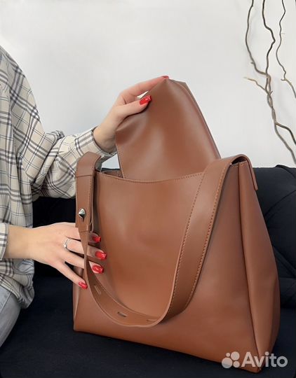 Сумка шоппер через плечо