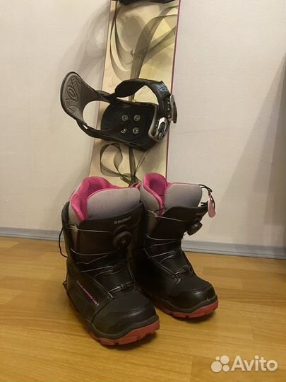 Сноуборд+крепление+ботинки buzrun