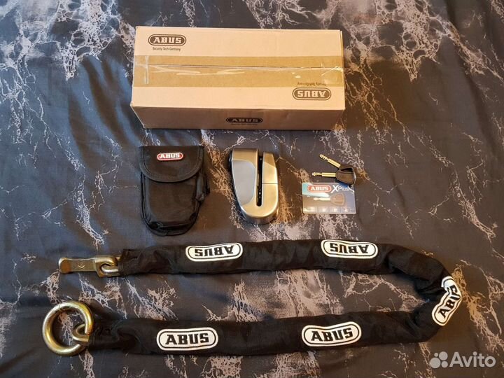 Противоугонный замок Abus 8000 с цепью 120см