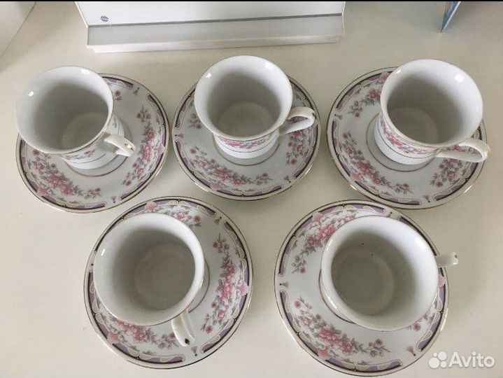 Сервиз кофейный Китай СССР (5шт)
