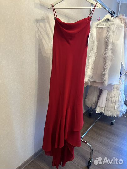 Платье вечернее красное 44-46