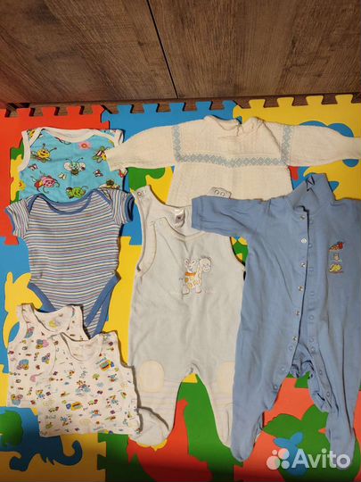 Одежда для мальчика пакетом 68-74 6 месяцев
