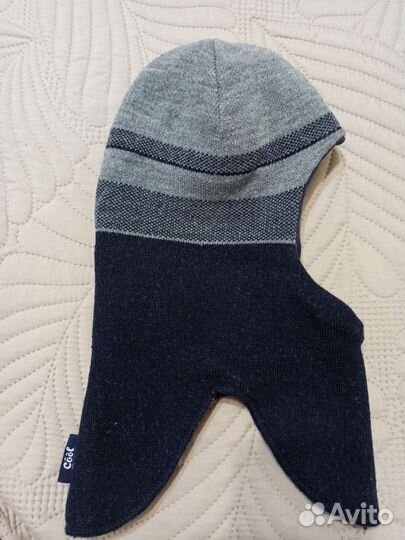 Шапка шлем для мальчика