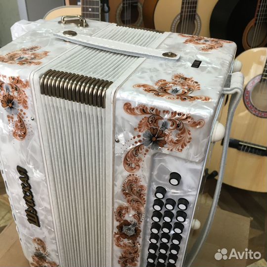 Гармонь Шуйская-Люкс, S51XL белая