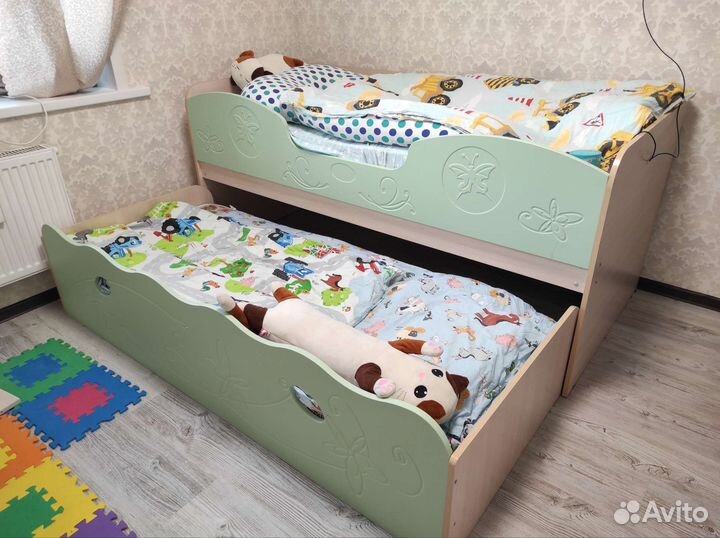 Двухъярусная кровать выдвижная