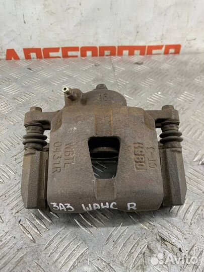 Суппорт тормозной передний правый заз Шанс