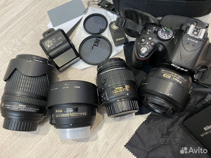 Фотоаппарат и обьектив nikon