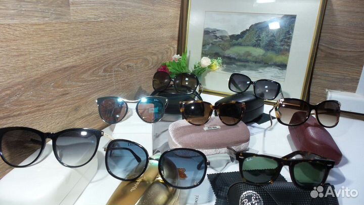 Солнцезащитные очки брендовые женские и мужские