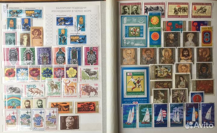 Марки Болгарии с 1970 г., альбом №4