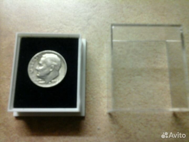 Монета One Dime liberty 1966 г