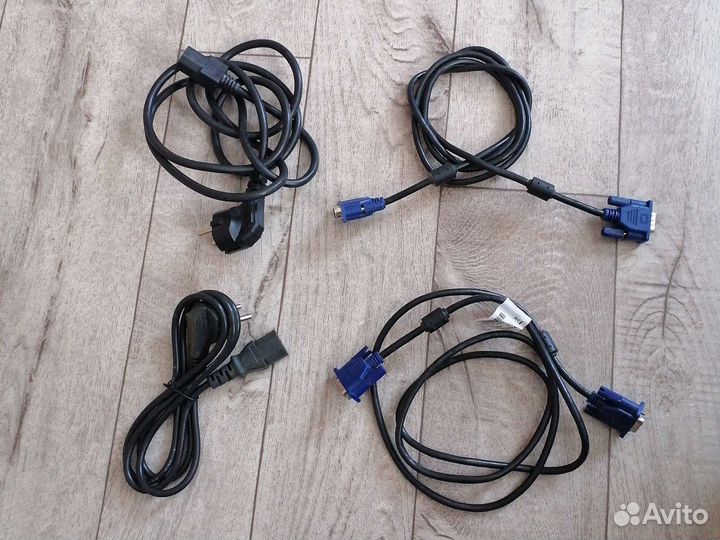 Провода VGA и питание