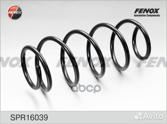 SPR16039 пружина перед. Toyota Yaris 1.0-1.33V