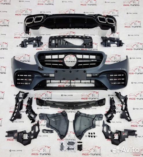 Обвес на Mercedes E-Class w213 в стиле 63s AMG