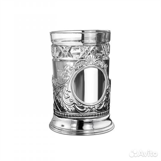 Серебряный подстаканник «Барокко»