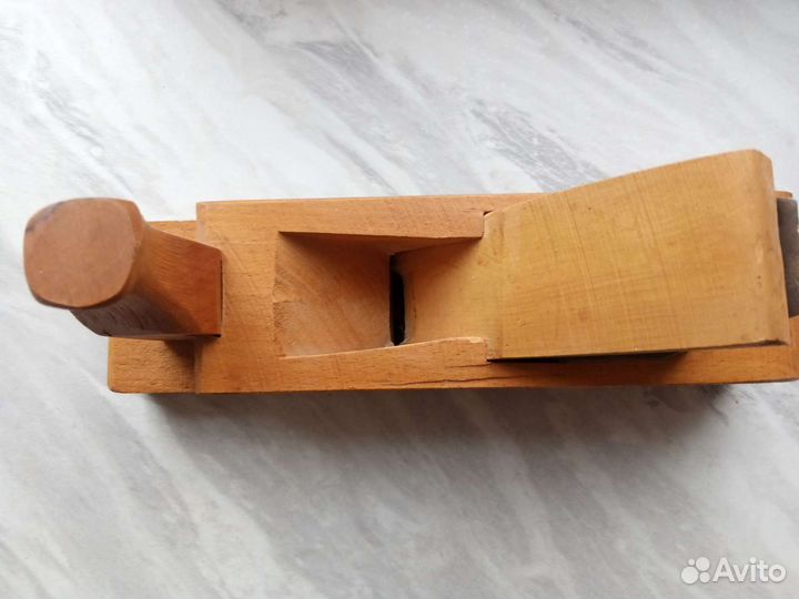 Ручной рубанок деревянный.ссср.новый1977г