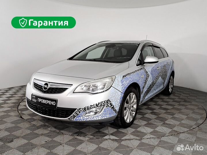 Opel Astra 1.4 AT, 2012, 168 002 км