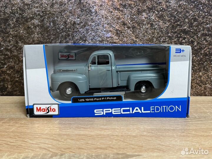 Новая Машина maisto 1:24 Ford F-1 Pickup 1948