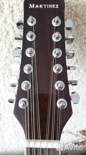 Эл.акустическая гитара Martinez faw802-12ceq tbs